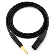 HIFI Mogami 2549 neutrik plug handmade 6.5/ 6.35mm to xlr male audio cable TRS 1/4" balanced cable m