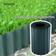 FAYSHOWSG Plastic Garden Fence, Landscape Separate Grass Lawn Edge Borders, Edgeboundary Portable La