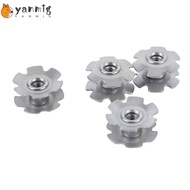 YANMIG 8Pcs Cycle Headset Star Nut, Steel 28.6mm Fork Cycle Fork Star Nut, Durable M6 thread 28.6 mm