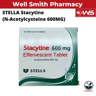 STELLA Stacytine (N-Acetylcysteine 600MG) | Clears Thick Mucus/Phlegm