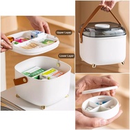 L174 Multi-Layer Medicine Storage Box Medical First Aid Kit bekas kotak simpan barang storage rack b