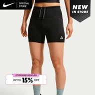 Nike Dri-FIT Celana Pendek Wanita ACG High-Waisted 4" Trail Running - Black [IO9644-010]
