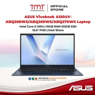 ASUS Vivobook A1504V-ABQ268WS/ABQ269WS/ABQ270WS Laptop | Intel Core 5-120U | 16GB RAM 512GB SSD | 15