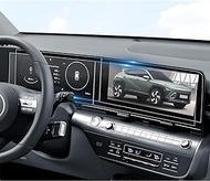 BIBIBO 4pcs for 2024 Hyundai Kona Accessories Screen Protector 2024 Hyundai Kona 12.3 inch Navigation Display &amp;Dashboard Screen Protector 2024 Kona PET Nano Foils HD Anti Glare &amp; Scratch Kona 2024