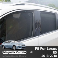 For Lexus ES ES250 ES350H ES300H 2013-2018 Magnetic Sun Shade Car Sun Visor Front Windshield Curtains Summer Window Sunshade