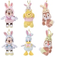 日本迪士尼復活節米奇/米妮/大鼻鋼牙/唐老鴨/小熊維尼/Mickey Minnie /Donald Duck /公仔掛件