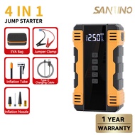 4 In 1 Car Jumper Car PowerBank Multi Function Car Pump Starter Car Tyre Jumper Kereta 12V Emergency
