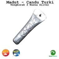 Madat Candu Turki Tengkorak 3 Warna Putih