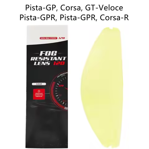 PISTA Anti Fog Film for AGV Pista GPR Pista GPRR CORSA R RACE3 Visière Antibuée Motorcycle Helmets A