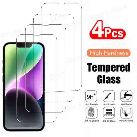4PCS Tempered Glass for iphone 16E Protective Transparent Screen Protector Film For iphone 16E 16 E