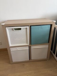 🌟 Wooden IKEA Kallax Storage Unit
