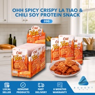 Ohh Spicy Crispy La Tiao & Chili Soy Protein Snack 20g - Healthy On-The-Go Snack