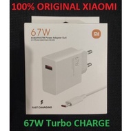 XIAOMI Charger 67W Turbo Charge + Type-C 6A Cable Original Pack EU