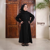 Alaydrus Collection Inara Children's Abaya, Muslim Girls' Syari Dress, Ages 2-12 Years