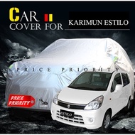 READY CAR COVER Body Cover / Car Cover Karimun Estilo Waterproof Polyesther Guarantee Q7O2