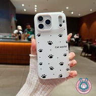 Cute Cat Paw Phone Case For Vivo Y78 Y77 Y76 Y76S Y75 Y75S Y73 Y72 Y58 Y56 Y55 Y52 5G 4G 2 in 1 Phot
