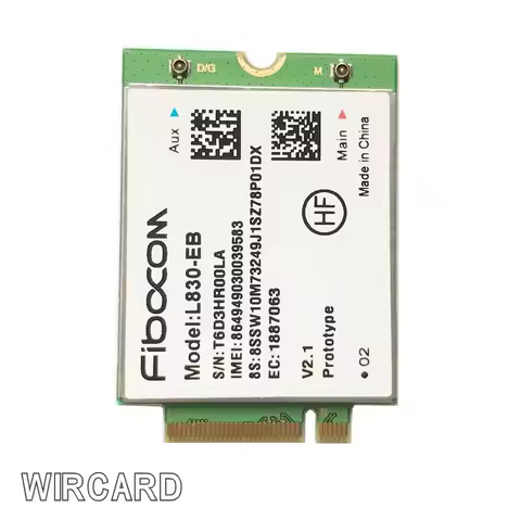 L830-EB LTE 4G wireless 4G Card for THINKPAD X380/T480S/T480/X280/T580/L580/L480/S1 gen 4