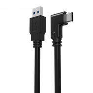 5M Elbow USB to Type-C VR Link Cable Fast Charging for Meta Quest 3
