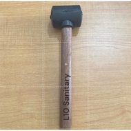BLACK RUBBER Hammer / BLACK Wooden Handle Ceramic Hammer