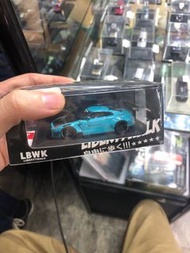 LB works GTR R35 1:64模型車 湖水藍 LBWK