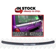 Perodua Kelisa Fiberglass Fiber Mira Gino L7 L700s Rear Back Bonnet Bonet Trunk Boot Lip Wing Center