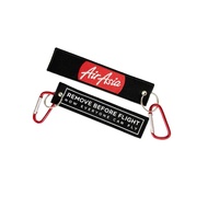 AirAsia Remove Before Flight Keychain (Black) Airasia Airlines MAB MAHB LAE Aviator Box Hadiah BOEIN