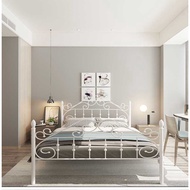 KATIL IKEA/Katil Queen/Queen Bed Frame/Metal Bed/Katil Besi/Katil Putih/White Bed/Double Bed/Bed Frame/Katil kelamin