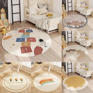 Cute Digital Baby Room Carpet Circular Baby Room Crawling Mat Rugs for Bedroom Carpets for Living Ro