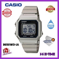 CASIO ORIGINAL B650WD-1A SILVER CLASSIC DIGITAL UNISEX WATCH