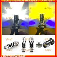 2 COLOR H6 LASER MOTORCYCLE LED LIGHTS | UNIVERSAL Motorcycle H6 LASER LED | HIGH LOO MOTORCYCLE H6 