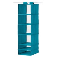IKEA Wardrobe Cabinet/Hanging Organizers/wardrobe storage/Organizer with 6 compartments/Storage closet/Dressing room storage/T-shirts Hats/Hanger storage