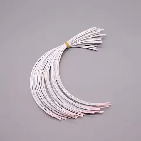 White 12 pair/lot Shaping lacquer Handmade Underwires for Bra Making Supply Lingerie Shaper Bustier 