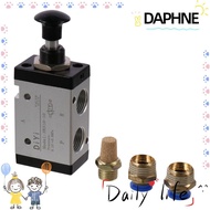 DAPHNE Solenoid Valve, Pneumatic 2 Position 3R210-08, Manual Air Valve Air Hand 1/4" PT 3 Way Contro