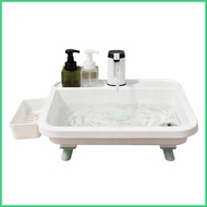 Camping Sink Station Heavy-Duty Wide-Mouth Portable Sink Hand Wash Station for Yard BBQ Garden Park 