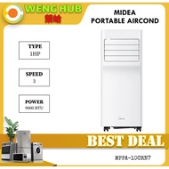 Midea Portable Aircond 1HP MPPA-10CRN7