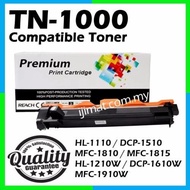 TN-1000 TN1000 DR1000 Compatible Toner Brother DCP1510 DCP1610W MFC1810 MFC1910W MFC-1910W HL1110 HL