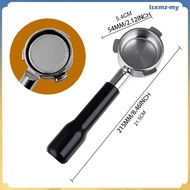[LsxmzMY] 54mm Espresso Bottomless Portafilter Machine Universal Handle Stainless Steel 54mm Replace