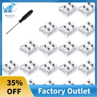 30PCS Led Strip Connectors LED Light Bar Screw Connector 2 Pin 10mm Solderless LED Tape Light Connec