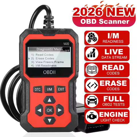 V410 OBD2 Diagnostic Scanner Car Code Reader Vehicle Health Inspection Tool Auto Code Reader Scanner