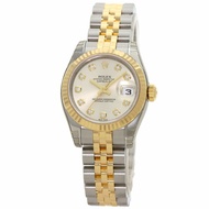 勞力士 179173G Datejust 10P 鑽石手錶 不鏽鋼 SS x K18YG 女士腕錶