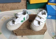 VEJA 白色兒童魔術貼鞋 14cm