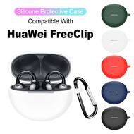 Soft Silicone Case For HuaWei FreeClip Earbuds Earphones Protective Cover