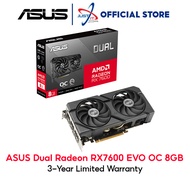 ASUS AMD Radeon RX 7600 DUAL EVO 8GB GDDR6 GRAPHICS CARD ( ASUS-DUAL-RX7600-O8G-EVO )