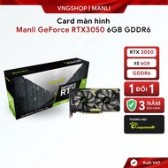 Manli GeForce RTX3050 6GB GDDR6 96-bit HDMI 3DP Video Card, M-NRTX3050/6REHDPV2-M2619 [36TH BH]