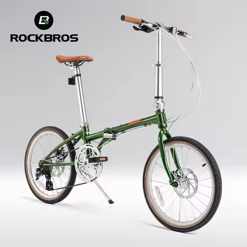 ROCKBROS 20inch Folding Bike With Shimano RD-M310 8-speed Adult Men Women Students Portable Disc Bra