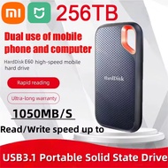 Xiaomi E60 SSD Mijia 2TB 8TB 256TB USB 3.1 HD ภายนอกสำหรับแล็ปท็อป PS5อุปกรณ์เก็บข้อมูล HDD ฮาร์ดดิส