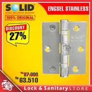 HSS SLD 16 3X2.5X2 US32D Solid Hinge Stainless Steel Door Hinge