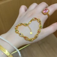 Piggy Nose Retro String Light Feeling Exquisite Jewelry Feel Design Bracelet Ancient Jewelry with Hu