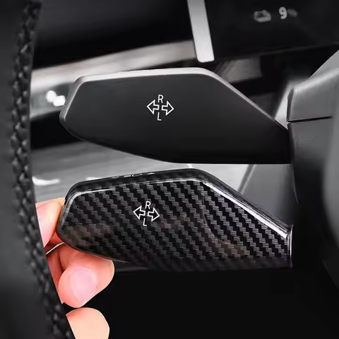 Steering Wheel Control Lever Covers for BMW 5 Series i5 i7 ix1 ix2 2024 2025 Wiper Turn Signal Stalk