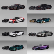 [Ready Stock Car Model] Partially Ready Stock CM 64 McLaren McLaren 765LT White McLaren Car Model